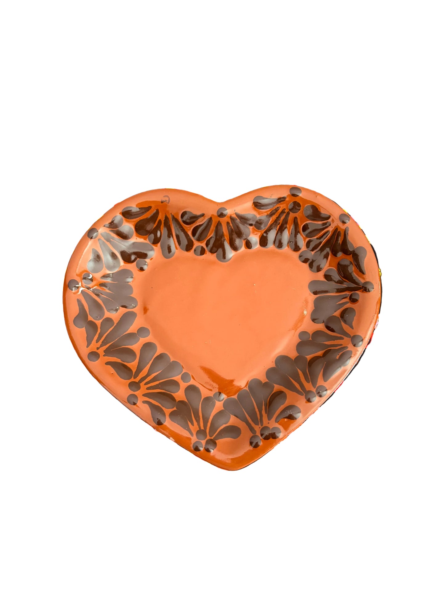 Engobe Platito Corazón