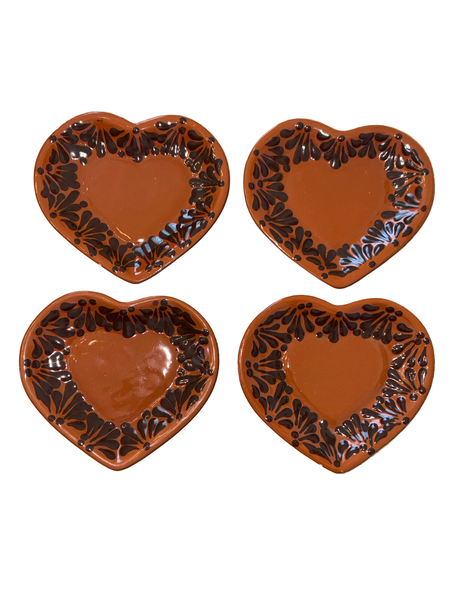 Engobe Platito Corazón